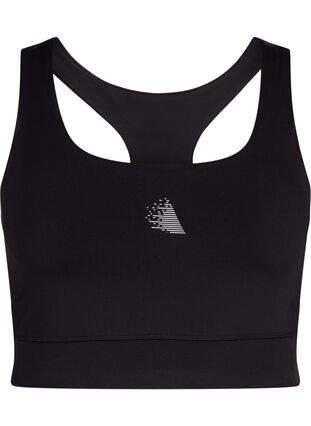 Zizzi Racerback-urheilurintaliivit, Black, Packshot image number 0