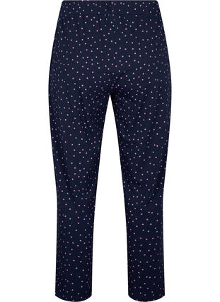Zizzi Puuvillaiset pyjamahousut printillä, Night Sky Dot, Packshot image number 1