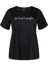 FLASH – kuviollinen t-paita, Black Be Kind