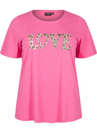 FLASH - T-paita motiivilla, Hot Pink Leo Love