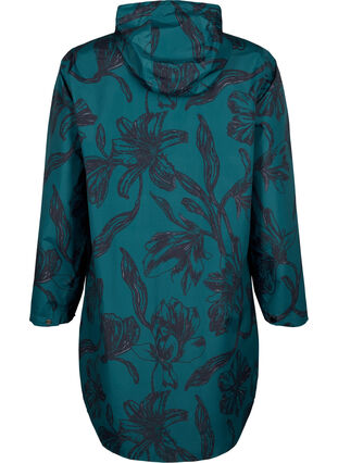 Zizzi Sadetakki kuviolla, Deep Teal Black, Packshot image number 1