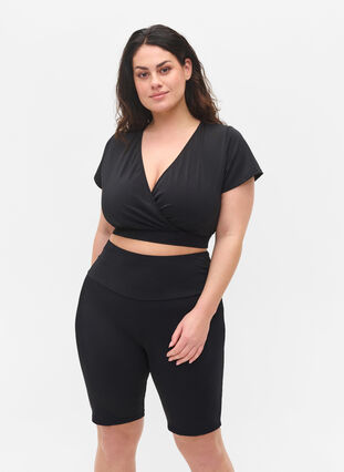 Zizzi Pitkät uimashortsit, Black, Model image number 0