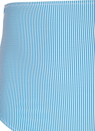Zizzi Raidallinen bikinin alaosa, jossa on erittäin korkea vyötärö, BlueWhite Stripe AOP, Packshot image number 2