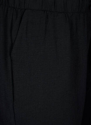 Zizzi Shortsit, joissa on taskut ja joustava vyötärönauha, Black, Packshot image number 2