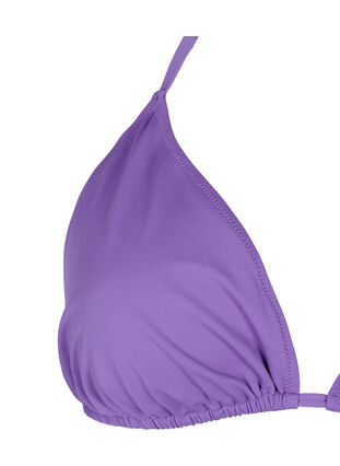 Zizzi Yksivärinen bikiniyläosa, Royal Lilac, Packshot image number 2