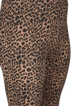 Zizzi Viskoosileggingsit leopardikuviolla, DARK LEO AOP, Packshot image number 2