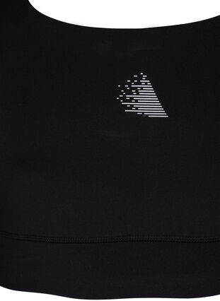 Zizzi Racerback-urheilurintaliivit, Black, Packshot image number 2