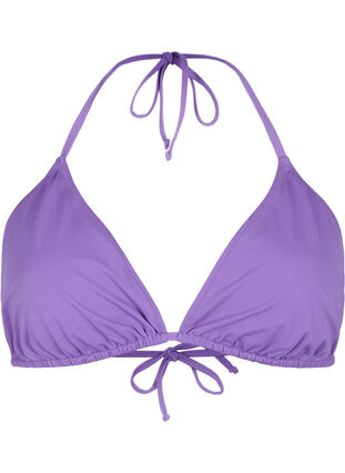 Zizzi Yksivärinen bikiniyläosa, Royal Lilac, Packshot image number 0