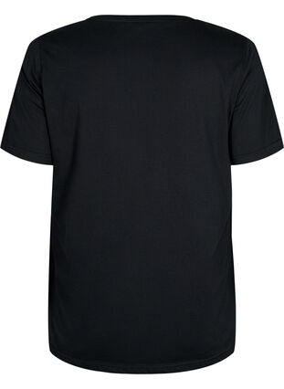 Zizzi FLASH - T-paita kuvalla, Black, Packshot image number 1