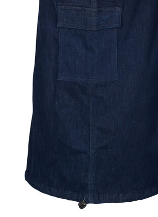 Zizzi Farkkukankainen maksihame, Dark Blue Denim, Packshot image number 2