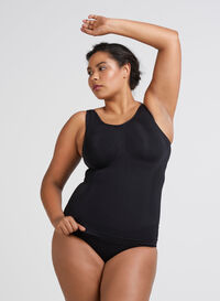 Shapewear-toppi leveillä olkaimilla, Black, Model