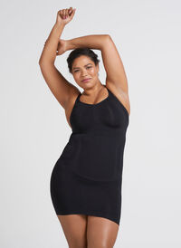 Shapewear-mekko ohuilla olkaimilla, Black, Model