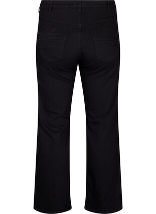 Zizzi Regular fit Gemma-farkut korkealla vyötäröllä, Black, Packshot image number 1