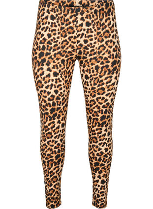 Zizzi Viskoosileggingsit leopardikuviolla, Leo, Packshot image number 0