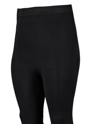 Zizzi Shapewear-leggingsit korkealla vyötäröllä, Black, Packshot image number 3