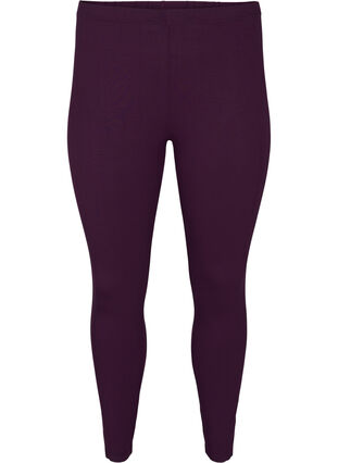 Zizzi Perusleggingssit viskoosista, Potent Purple, Packshot image number 0