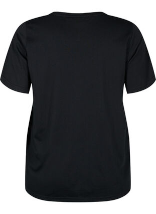 Zizzi FLASH – kuviollinen t-paita, Black Lips, Packshot image number 1