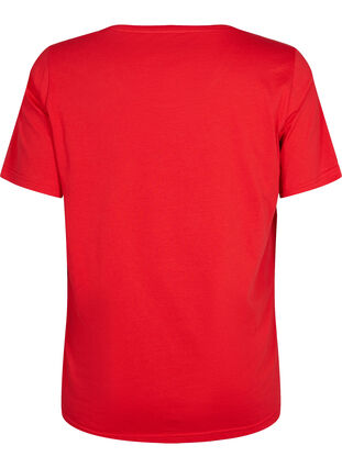 Zizzi FLASH - T-paita kuvalla, High Risk Red, Packshot image number 1