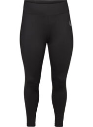 CORE, BASIC TIGHTS - Kropatut perus treenitrikoot, Black