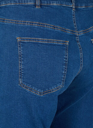 Zizzi Nilkkapituiset Vera-farkut, joissa on suora istuvuus, Blue Denim, Packshot image number 3