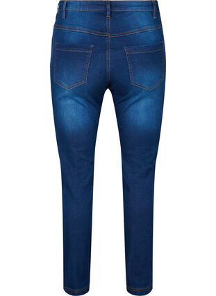 Zizzi Kapeat normaalivyötäröiset Emily-farkut, Blue Denim, Packshot image number 1