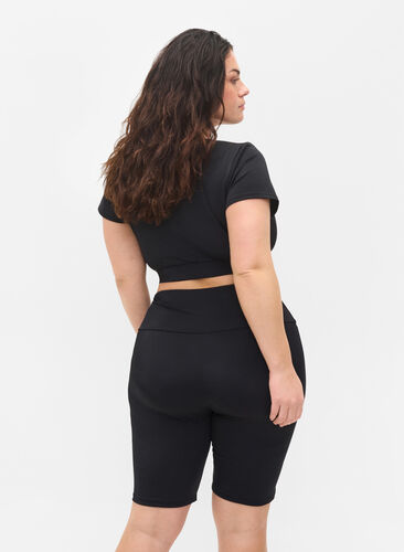 Zizzi Pitkät uimashortsit, Black, Model image number 1