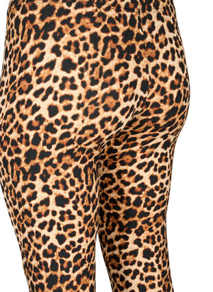 Zizzi Viskoosileggingsit leopardikuviolla, Leo, Packshot image number 3