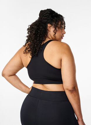 Zizzi Racerback-urheilurintaliivit, Black, Model image number 1