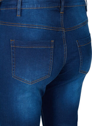 Zizzi Kapeat normaalivyötäröiset Emily-farkut, Blue Denim, Packshot image number 3