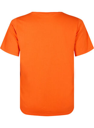 Zizzi FLASH – kuviollinen t-paita, Orange.com, Packshot image number 1
