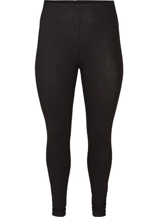 Zizzi Perusleggingssit viskoosista, Black, Packshot image number 0