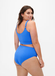 Leopardikuvioinen bikiniyläosa, Palace Blue, Model