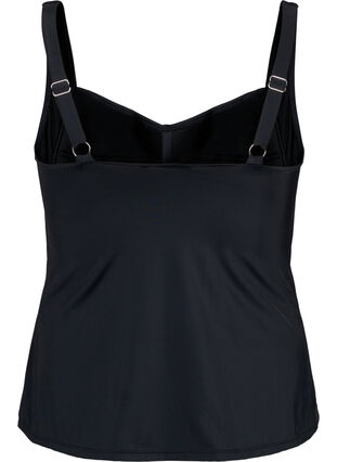 Zizzi Tankini laskoksilla, Black, Packshot image number 1